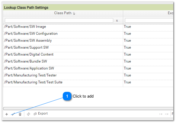 Class Path Exclusion Settings